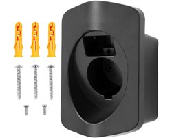 EV Laadkabel Houder - Oplader Kabel Organizer - Opladen Elektrische Auto - Weerbestendig ABS Materiaal - 15x8.5x10 cm - Zwart