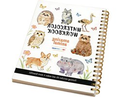 Top 10 teken-, schilder- en kleurboeken 2026: Aquarel schilderboek met dierenscènes