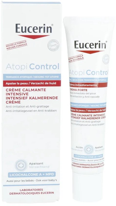 Eucerin AtopiControl Huidcreme - Crème Droge huid - Geurvrij – 40 ml