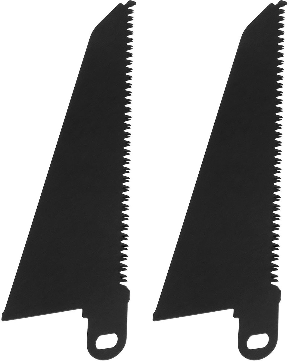 Dailygoods- Reciprocityzaagbladen 240mm - 2x SPC240 - Koolstofstaal - 8TPI - Geschikt voor Black & Decker - Snelle snede - Zaagbladen