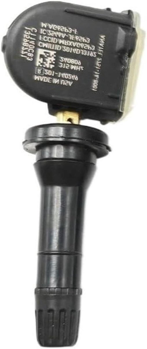 Bandenspanningssensor - TPMS Sensor - Veilig Rijden - Voorgeprogrammeerd - 3 Jaar Levensduur - Zwart