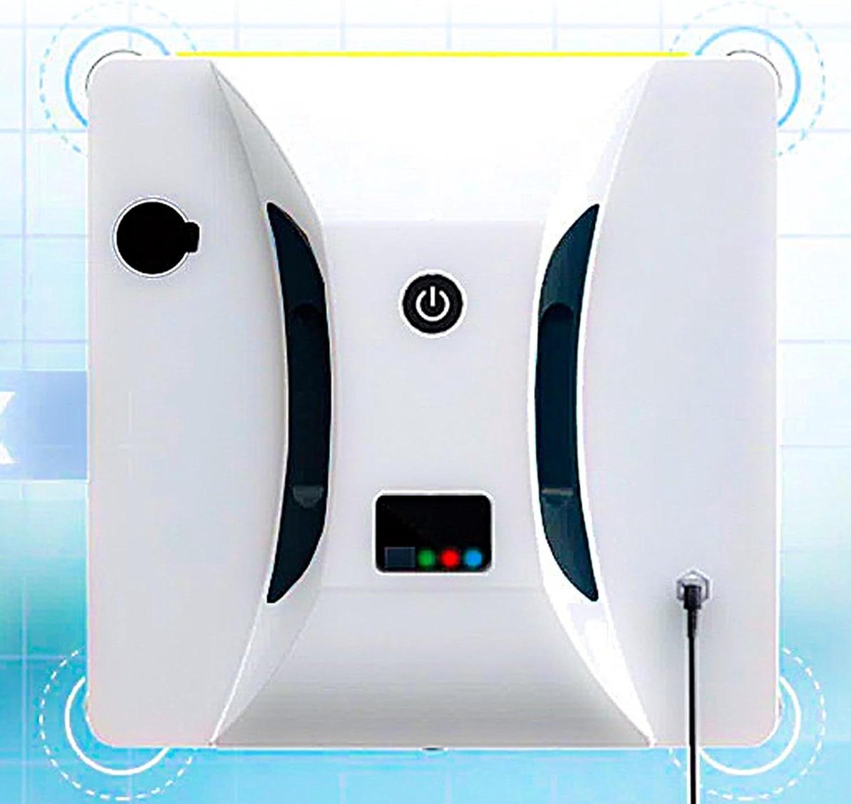 Raamreinigingsrobot - Slimme Glasreiniger - Automatisch Ramen Wassen - 3 Reinigingsmodi - 250x250x80 mm - Wit