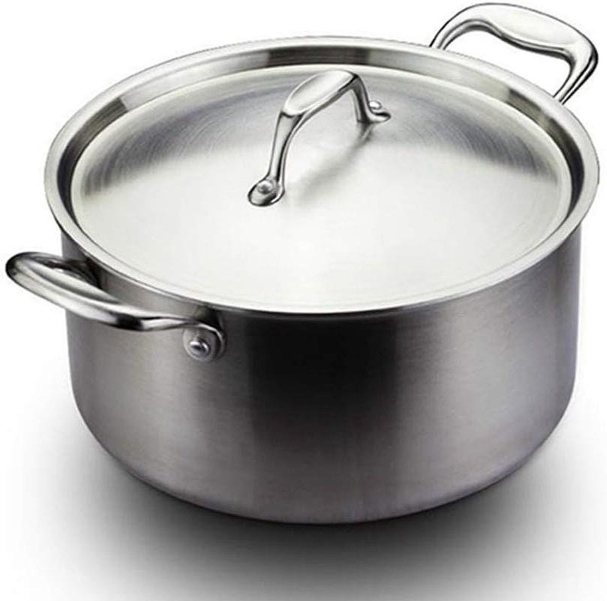 Soeppan Verdikking Kookpan Melkpan Koken en Verwarmen Dubbele Bodem 26 cm Zilver