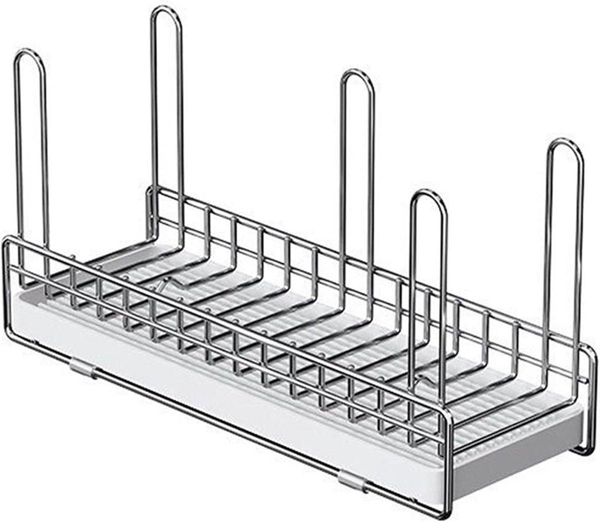 Flessen Droogrek - Drinkglas Plank - RVS Opbergorganizer Ruimtebesparend Voor Glazen Kast