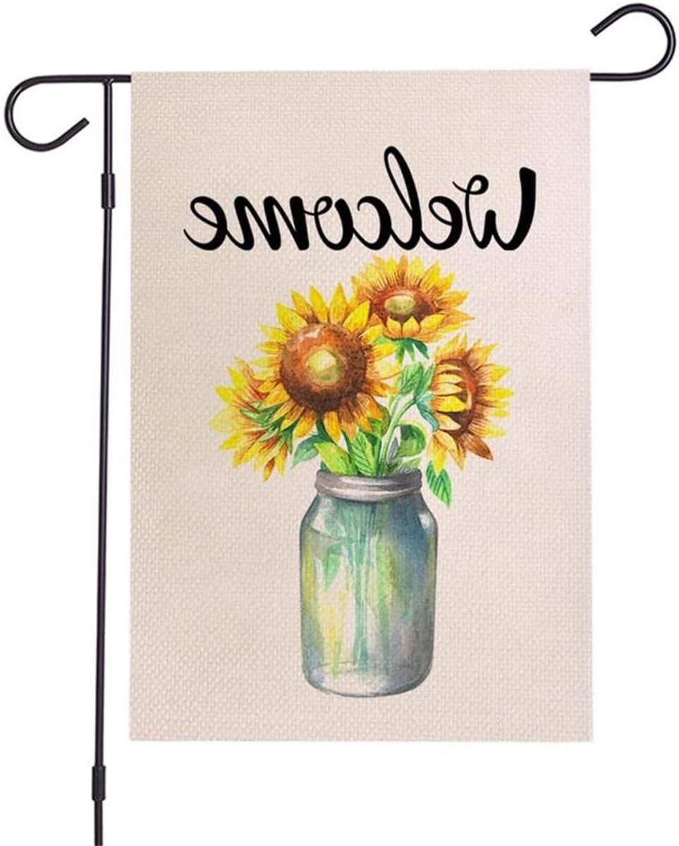 Zonnebloem Tuin Vlag - Decoratieve Vlag Huis - Tuin Decoratie - Dubbelzijdig Ontwerp - 30 x 45 cm - Multicolor