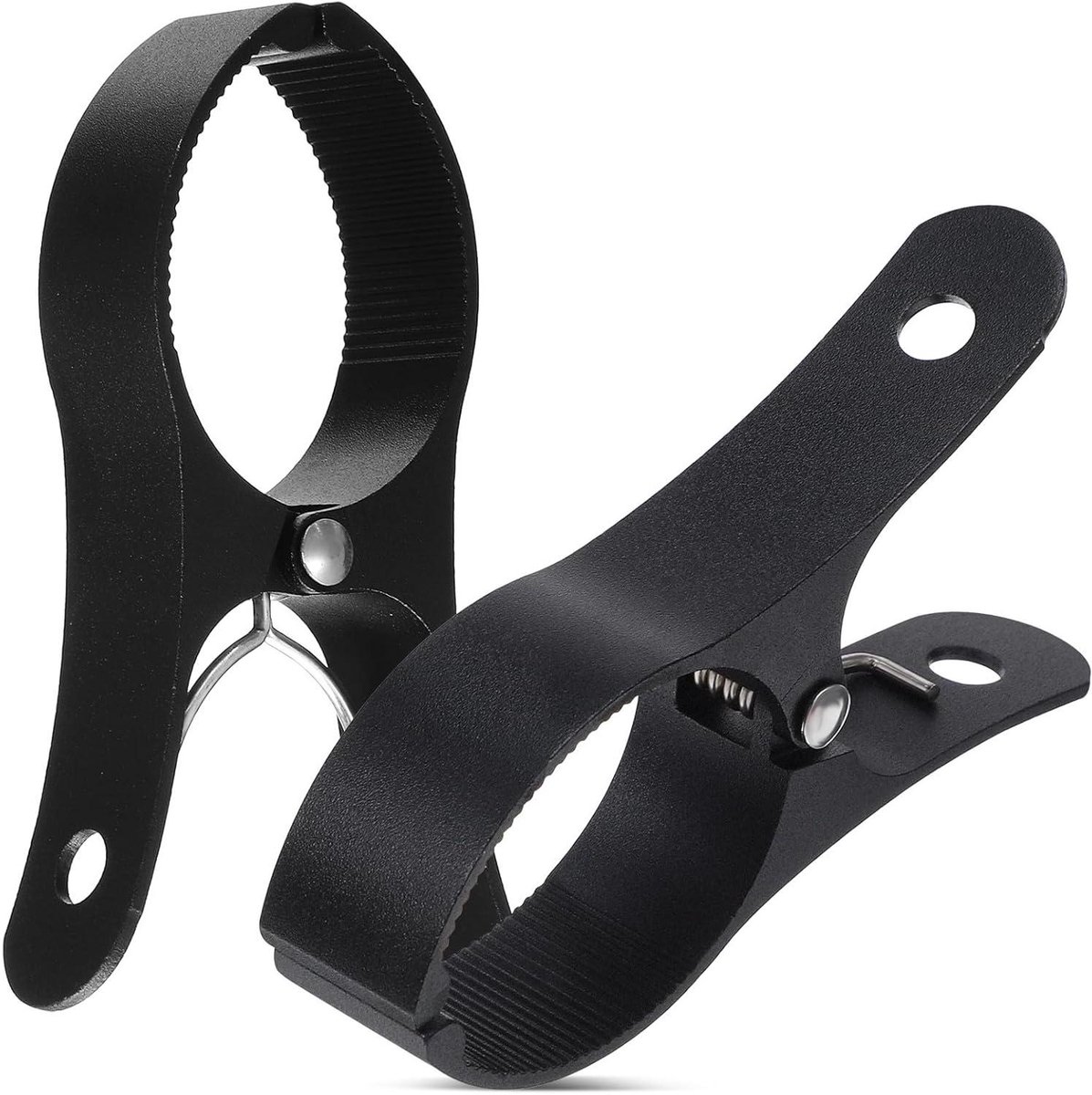 Kledinghangers Clips - Winddichte Klemmen - Buiten Drogen - Aluminiumlegering - 10.5 cm - Zwart