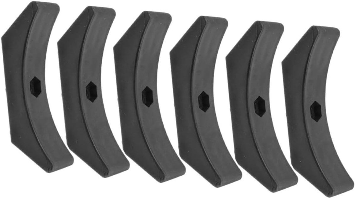 Dumbbell Zadel - Gewicht Houder - Fitness Thuis - Slijtvast PP Materiaal - 14 cm Lengte - Zwart