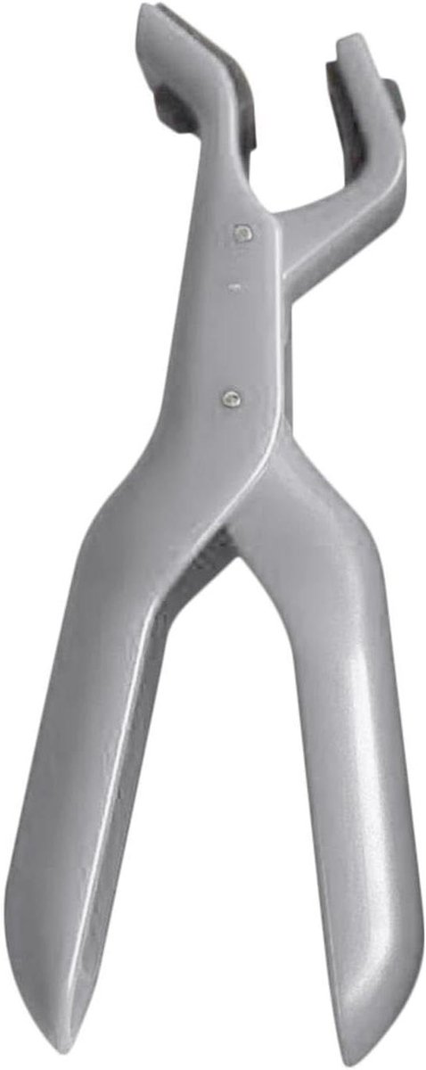Hete Plaat Grijper - Keuken Tang - Veilig Koken - Verbeterde Grip - 19 cm - Grijs