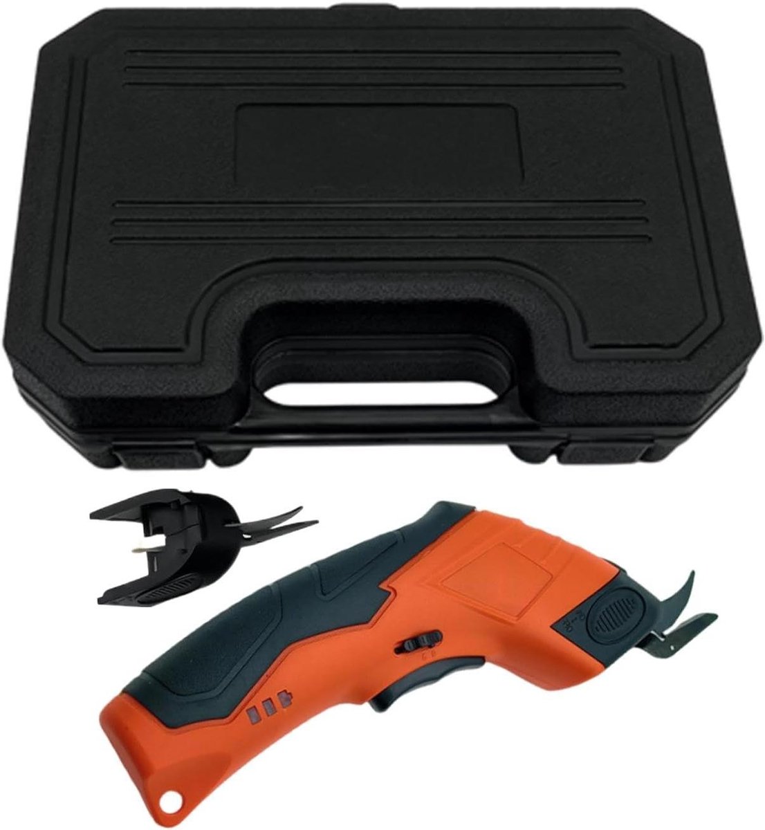 Elektrische Schaar - Draadloze Cutter - Materiaal Snijden - Draaibaar Ontwerp - 1.55 Pond - Oranje