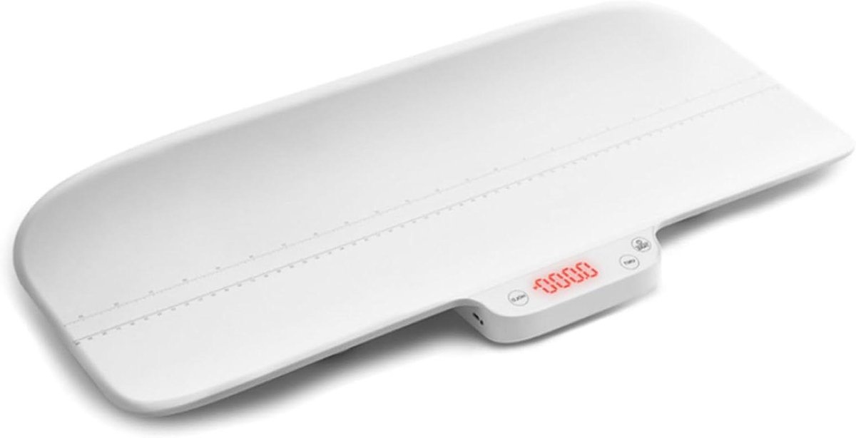 Babyweegschaal - Huisdierenweegschaal Peuterschaal - Groei Monitoren - Hold Functie - 30 kg - Wit