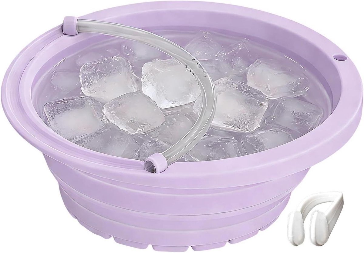 Gezicht Ice Bath Kom - Opvouwbare Gezichtsbad - Gezichtsverzorging - Ergonomisch Ontwerp - 27 x 24.99 x 3.99 cm