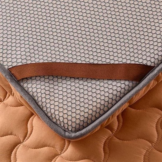 Vloer Matras - Opvouwbaar Bed - Comfortabel Slapen - Gewatteerd Ontwerp - 180x200cm - Wit — afbeelding 5