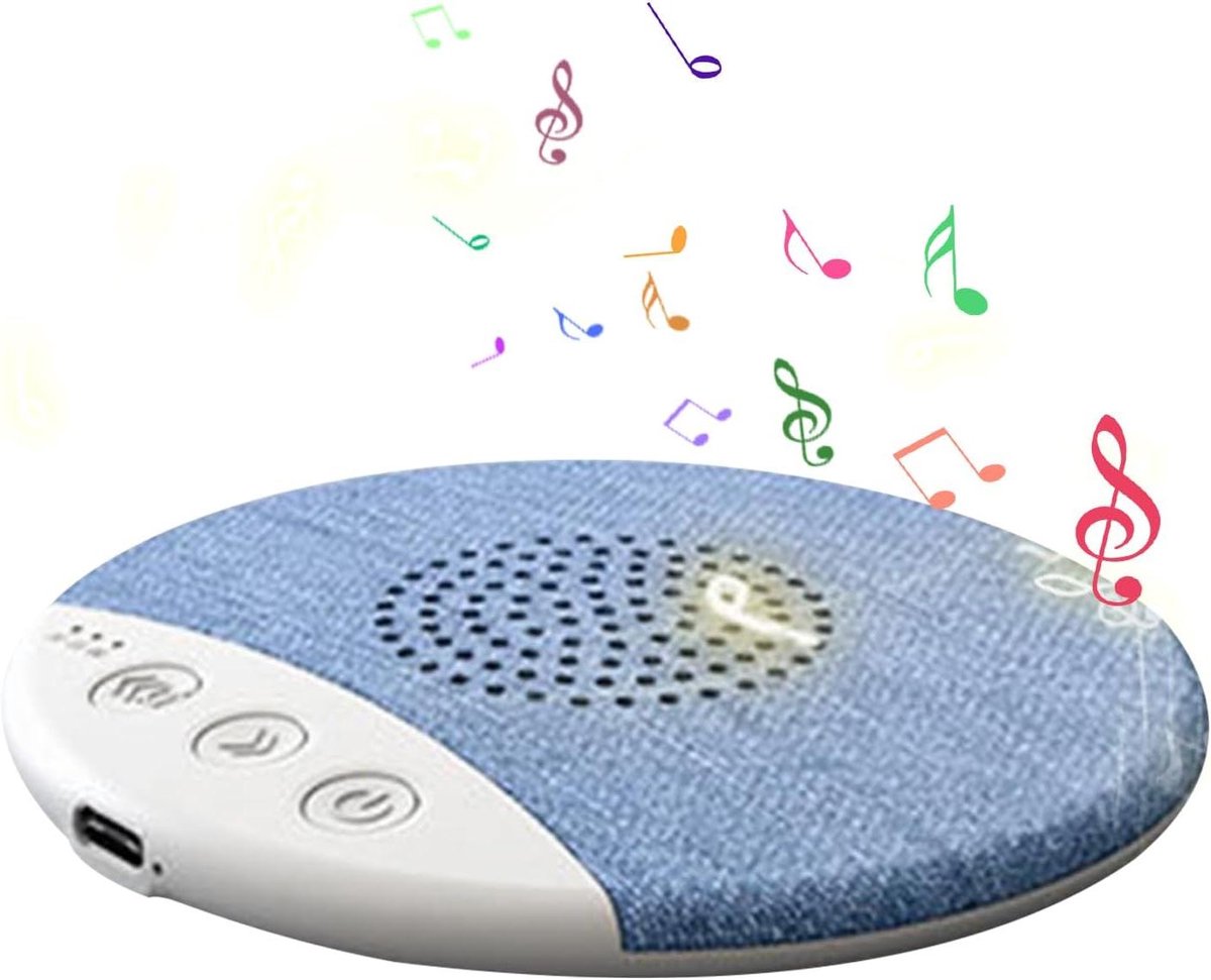 Kussen Speaker - Slaapkussen Luidspreker - Rustgevend Slapen - Instelbare Slaaptimer - 2 x 10 x 2 cm - Wit