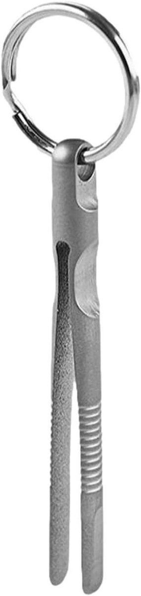 Mini Pincet - Reis Pincet - Dagelijkse Verzorging - Titanium Legering - 59 mm Lengte - Titanium
