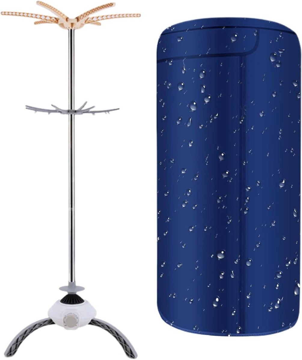 Draagbare Wasdroger Elektrische Droger Snel Kleding Drogen Inklapbaar Compact Ontwerp 39x23x17 cm Blauw