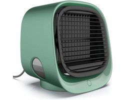 Mini Aircooler - Persoonlijke Ventilator - Persoonlijke Koelte - Ultrasone Spray - 2500 Gram - Wit