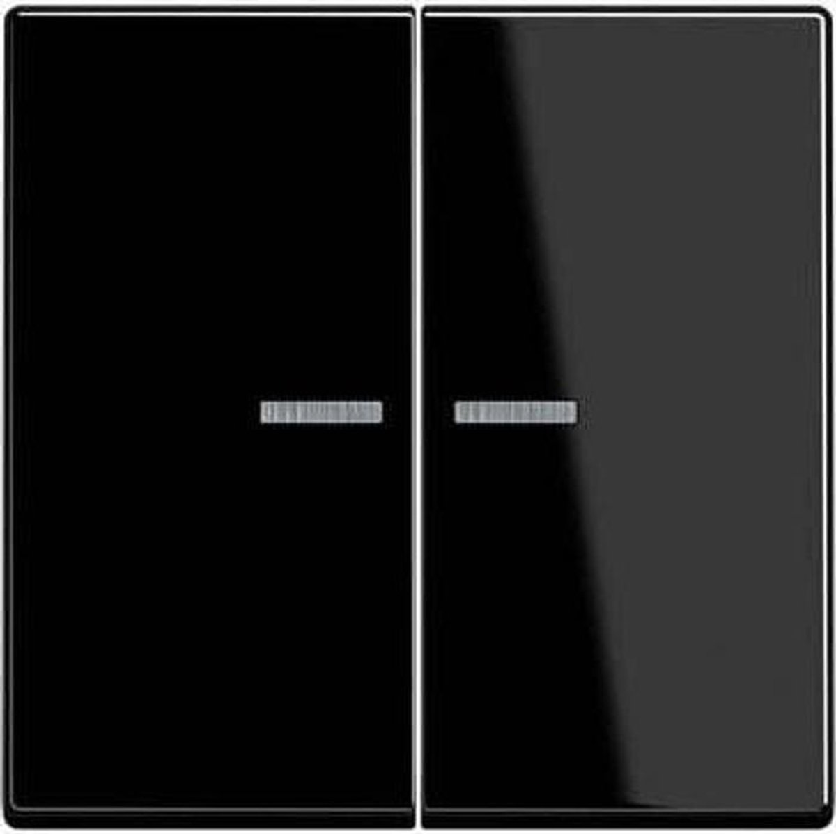 Jung A 595 BF KO5 SW bouncer unbreakable for series switch and double button with light guide series A black