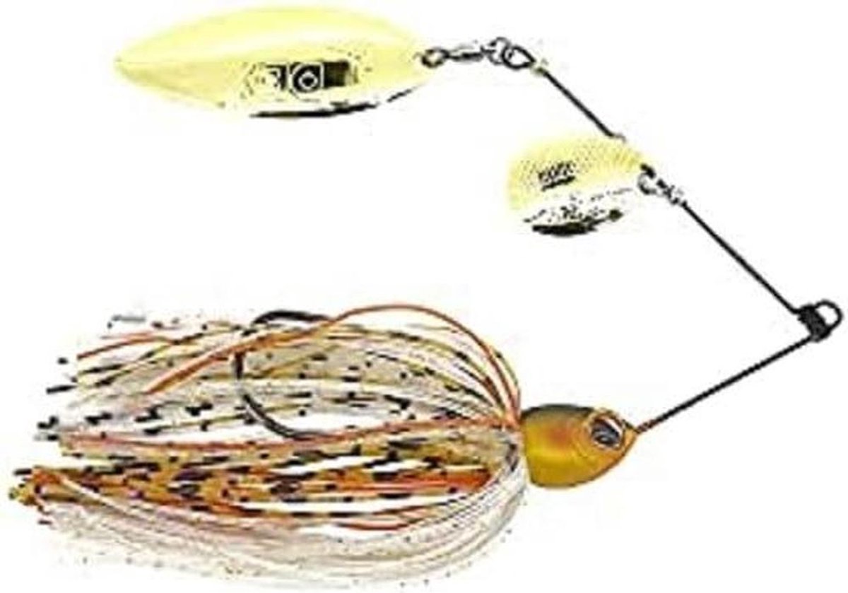 Spinnerbait Kunstaas - Spinnerbait Lokaas - Vissen op Snoek - Wolfraamkop Stabiliteit - 11g - Matt Kinkuro