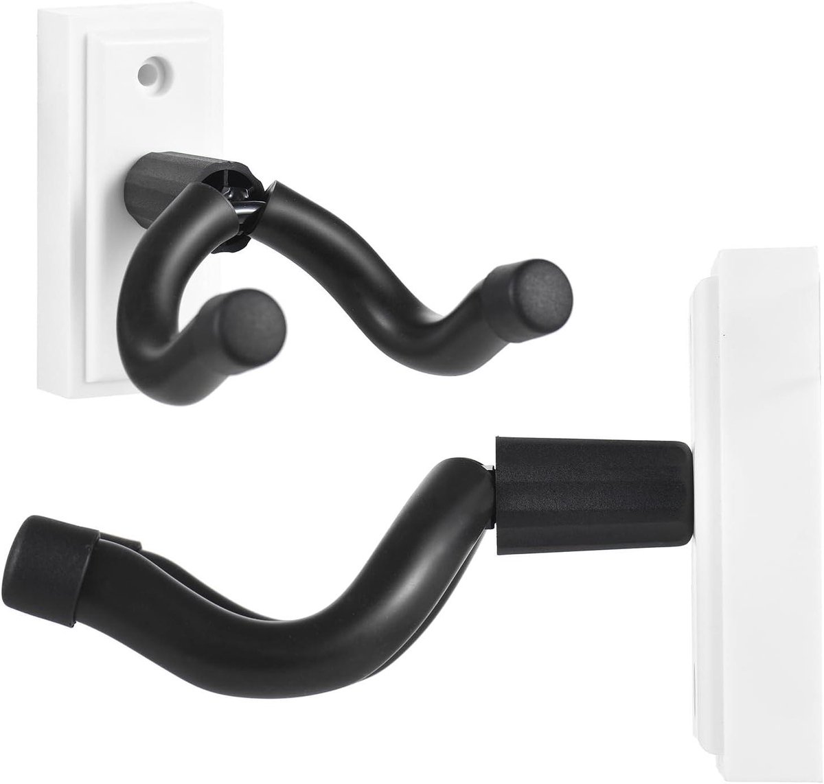 Gitaar Muurhanger - Instrumentenhouder - Instrumenten Opbergen - Zachte Siliconenvulling - 126 Gram - Wit