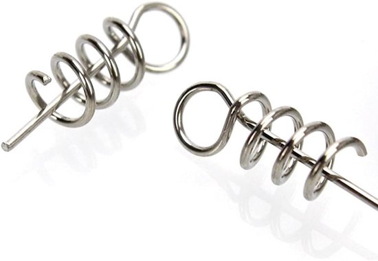 200 Stuks 15mm Zachte Aas Haak met Twist Lock voor Vissen, Ideaal voor Wormen en Crankbaits van Merkloos — afbeelding 4
