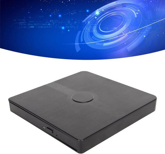Externe DVD Brander - DVD Writer Recorder - Bestanden Branden - Dubbele Interface - 15 x 15 x 3 cm — afbeelding 3
