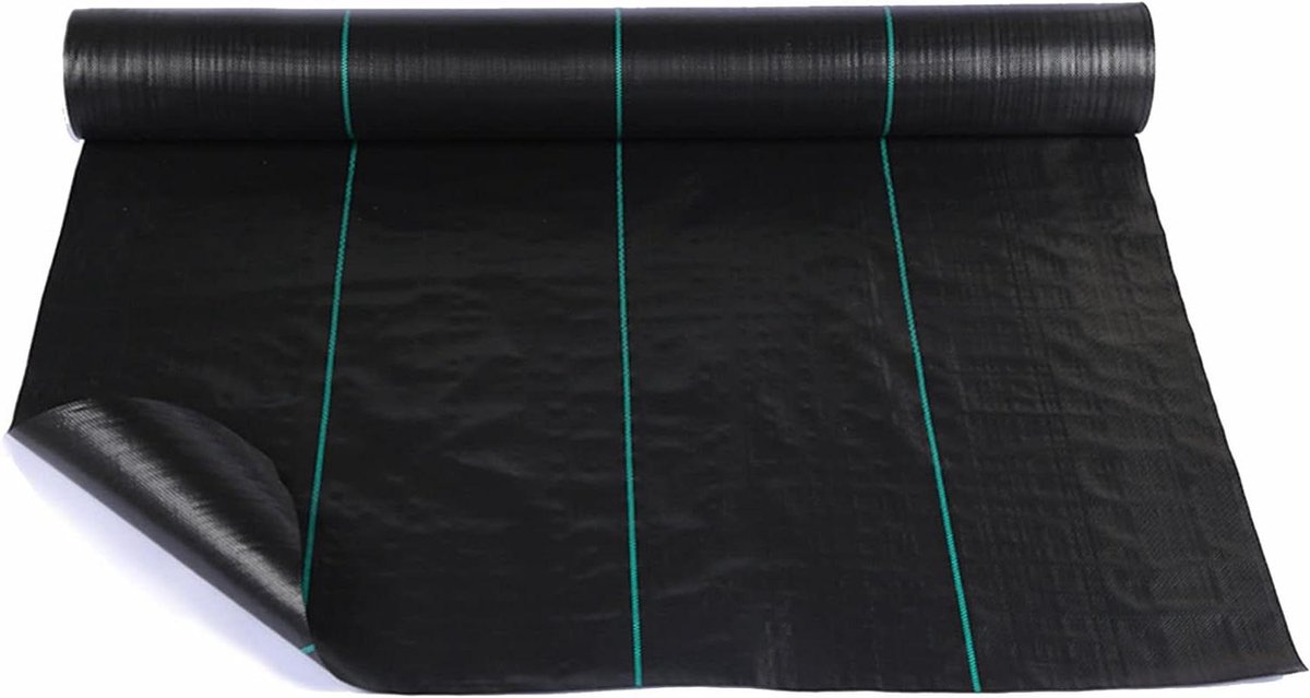 Onkruiddoek - Gronddoek Worteldoek - Onkruid bestrijden - Scheurvast geweven - 3x10m - Zwart