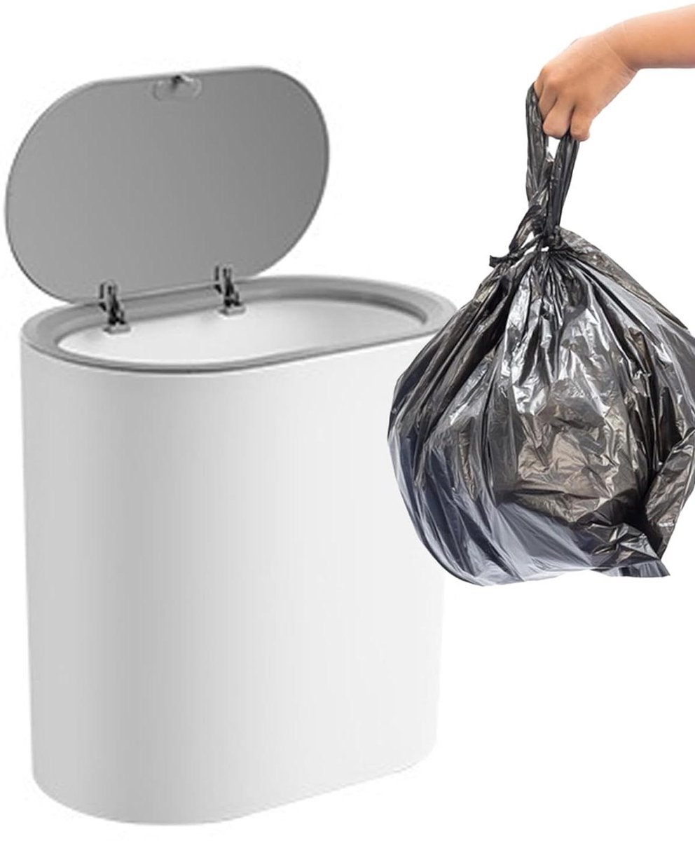 Compostbak Afvalmand - Keuken Container - Organisch Afval - Geur Bestrijding - 25x25x16cm - Grijs