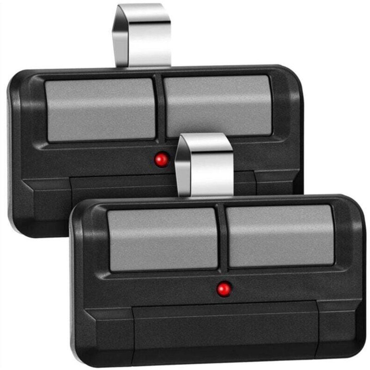 Garagedeur afstandsbediening 892LT, dual-button learning type 2.0, geschikt voor 972LM, 372LM, 62LM en 974LM, 2-pack.