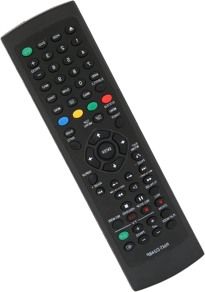 Dvd Afstandsbediening - Universele Controller - Film Kijken - Direct Klaar Voor Gebruik - 19 cm - Zwart