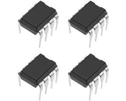 Operationele Versterker - Audio Chip - Hifi Geluid - Hoge Audio Efficiëntie - 4 stuks - Zwart