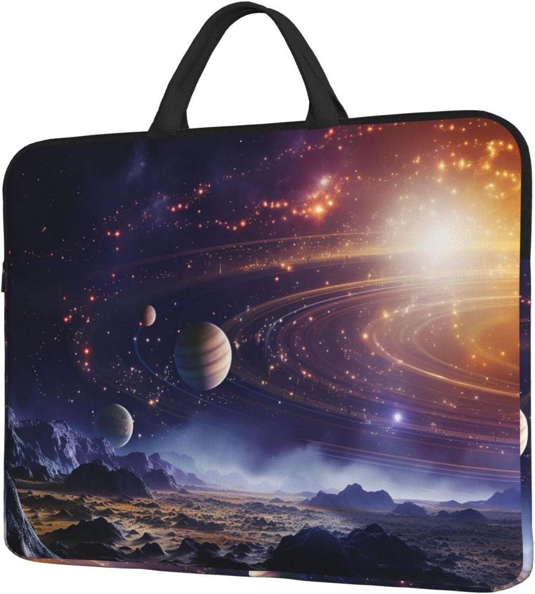 Laptop Sleeve - Draaghoes Computer - Veilig Transport - 360° Bescherming - 14 inch - Zwart