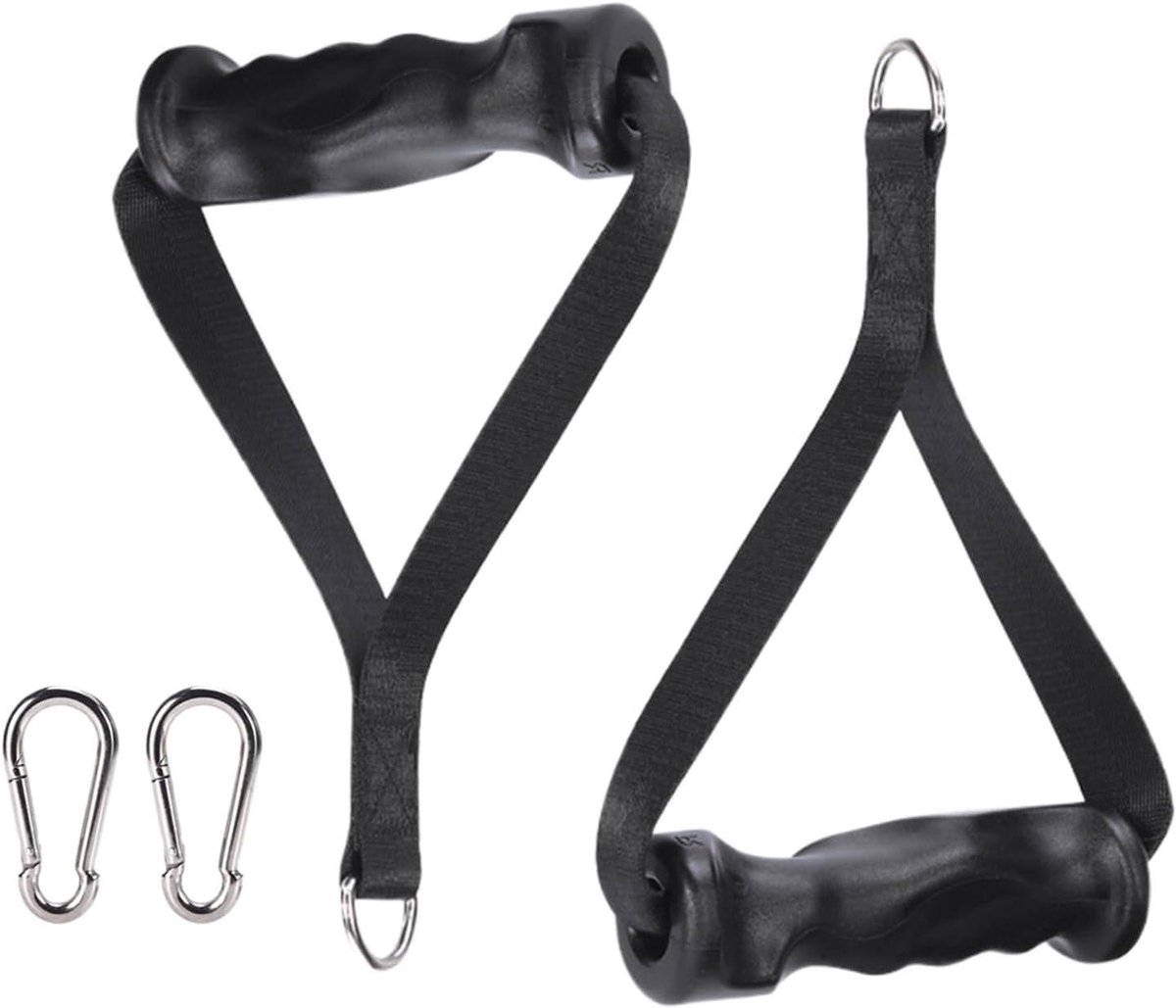 Kabelhandvat Fitness - Schoudertraining Greep - Krachtopbouw Training - Ergonomische Anti-slip - 24 x 13 cm - Zwart