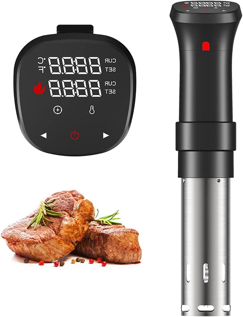Sous Vide Koker - Waterbad Koken - Precisie Koken - IPX7 Waterdicht - 20L Bad - Zwart
