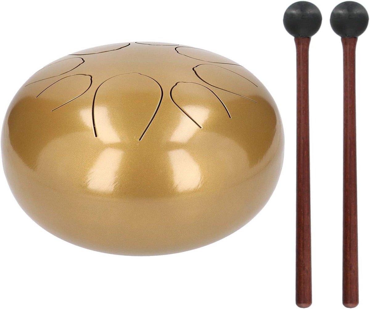 Stalen Trommel - Percussie Instrument - Muziek Maken - 8 Tonen - 30 cm - Goud