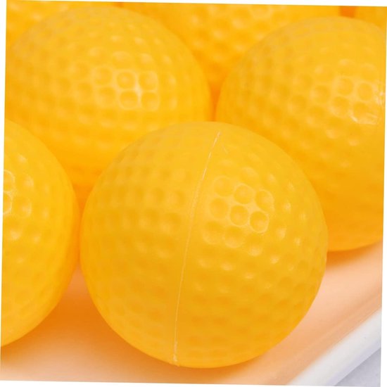 Oefenballen - Golfballen Trainingsballen - Binnenshuis Trainen - Zonder Schade - 4.1 cm - Geel — afbeelding 4
