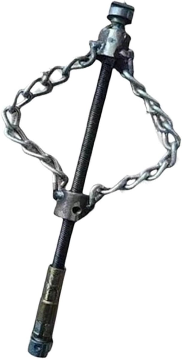 Ontkalkingsgereedschap - Afvoerreiniger Pijpenreiniger - Verstoppingen Verwijderen - Flexibele Schacht - 50-200 mm - Zilver