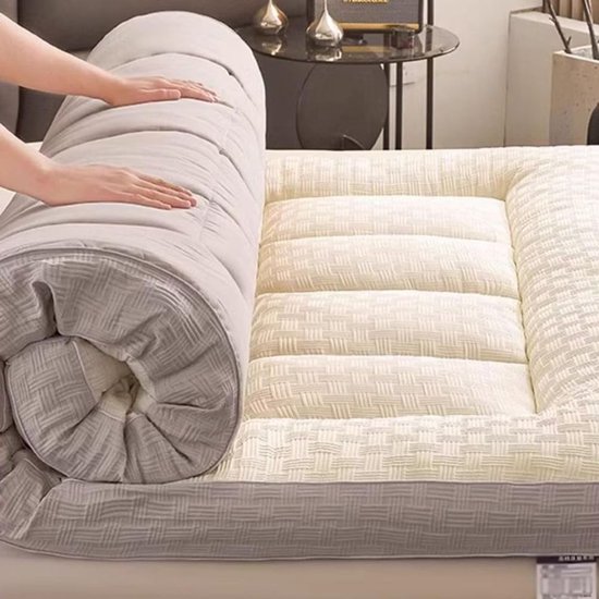 Opvouwbare Vloermatras - Japanse Futon - Comfortabel Slapen - Extra Vulling - 180x200 cm - D — afbeelding 3