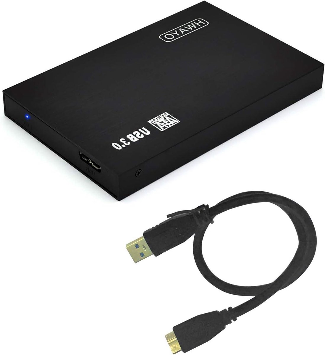 Externe Harde Schijf - Draagbare Opslag - Bestanden Opslaan - Plug and Play - 2.5 inch - Zwart