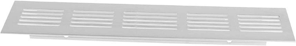 Luchtrooster - Ventilatieopening - Ventilatie Ruimtes - Aluminiumlegering - 25 cm - Zilver