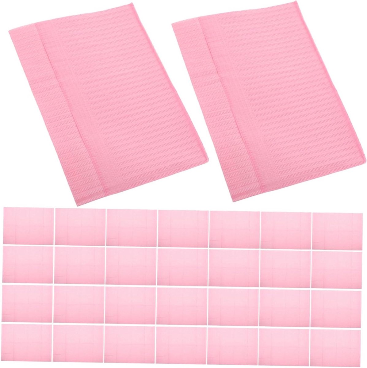 Nageltafelmatten - Manicure handdoeken - Hygiënisch werken - Water- en oliebestendig - 125 stuks - Roze