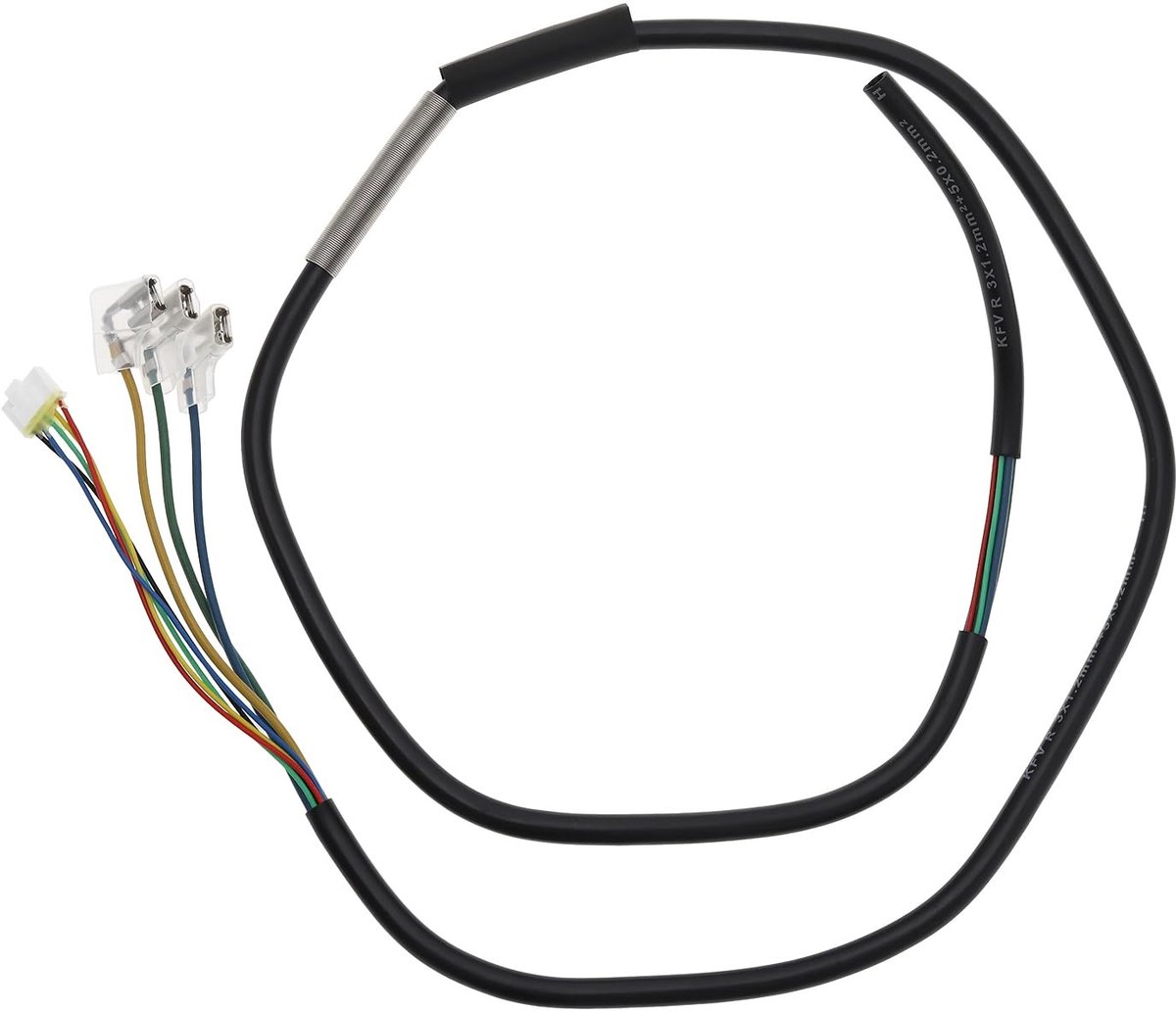 Dailygoody - Scooter Voorwiel Motor Kabel Vervanging - 85cm - Geschikt voor Xiaomi M365/Pro - Rubber Kabel - Hoogwaardige Motor Draad - Perfecte Verva.