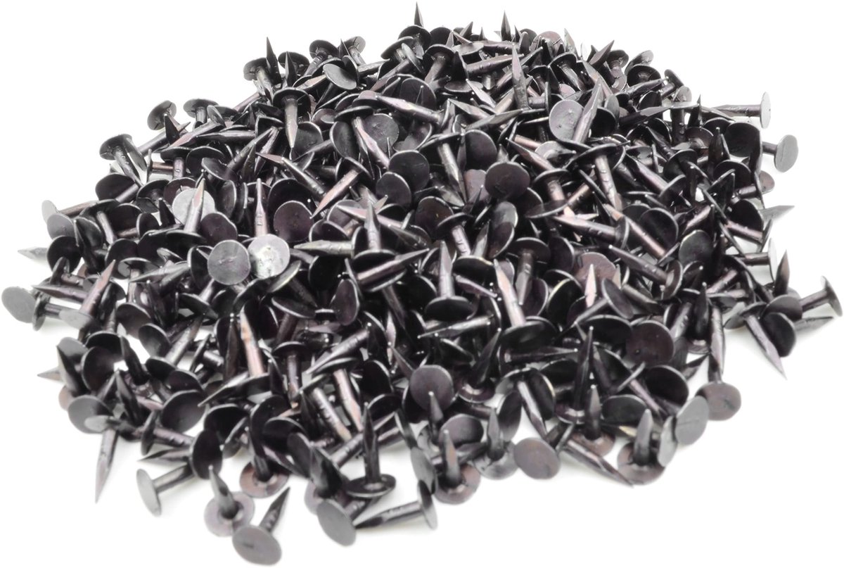 Dailygoody - Kamdoelen - Spijkers voor meubelbekleding - Blauw - Decoratieve bevestiging - 500 stuks - Geschikt voor diverse projecten