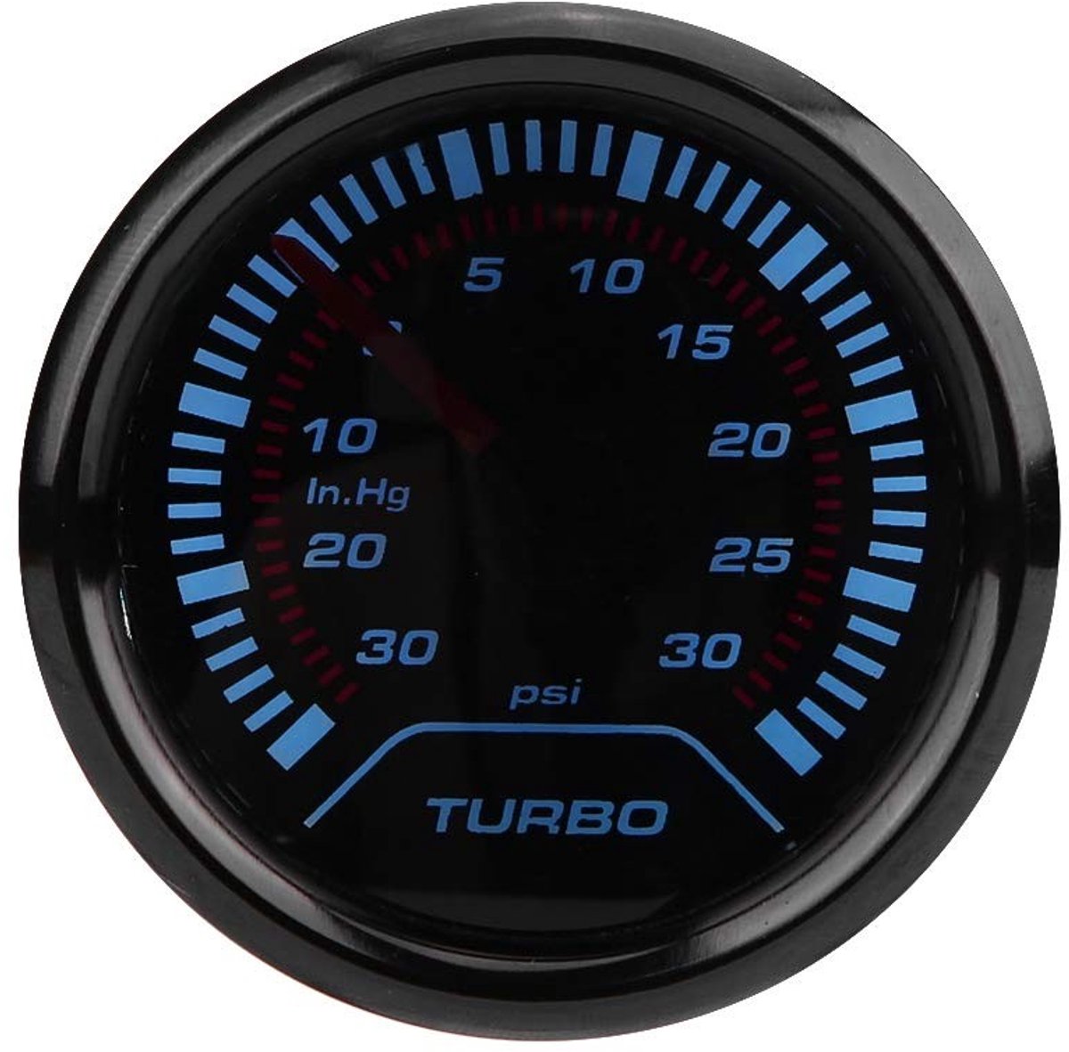 Dailygoody - Turbo Boost Pressure Gauge - Universele 52mm - Hoge stabiliteit - Geschikt voor auto - Turbo drukmeter - Tot 30 psi