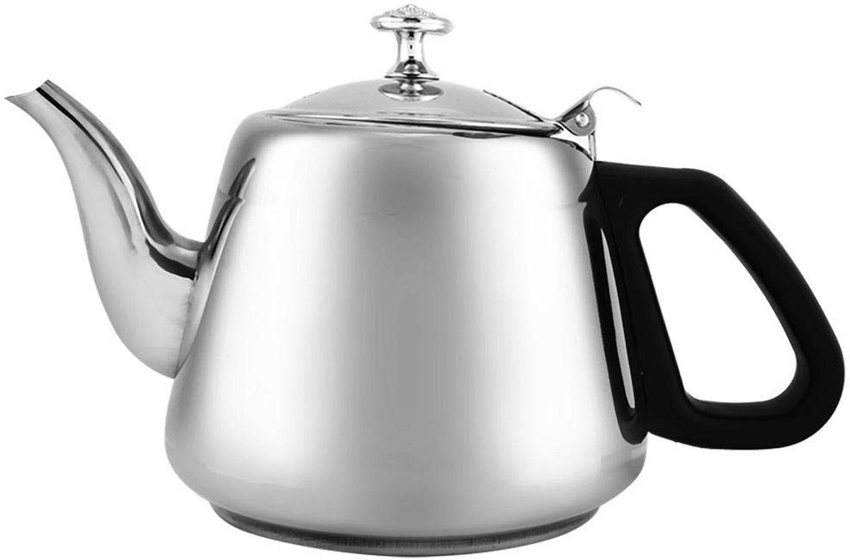 Dailygoody - OmGoods - Dailygoody Waterkoker - Duurzaam - 1.5 Liter - Met Filter - Elegante Theepot - Ideaal voor Koffie en Thee - Glanzend Roestvrij Staal