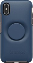 Otter + Pop Symmetry Case voor Apple iPhone X/Xs - Blauw