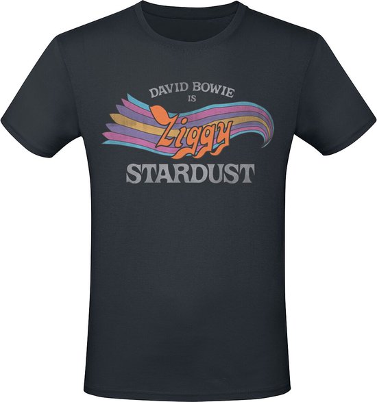 David Bowie Ziggy Stardust Heren T-shirt - zwart - XL