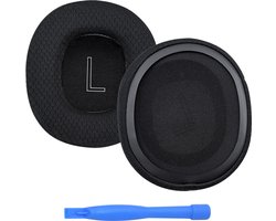 Vervangende Oorkussens voor Xbox Wireless, Xbox Wired, Xbox Stereo 20th Anniversary Special Edition Hoofdtelefoon van MMOBIEL – Mesh Fabric Koptelefoon Oorkussens - Noise Isolation Earpads – Zwart
