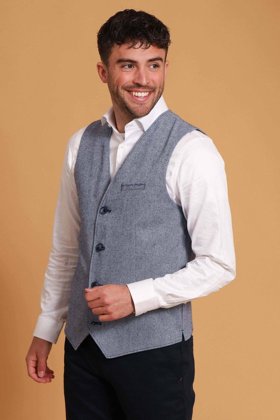 Suitable Gilet Loop Azuurblauw - Maat 46 - Heren