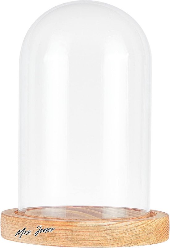 nbeads Transparante taartklok, koepel, glazen display, vitrines