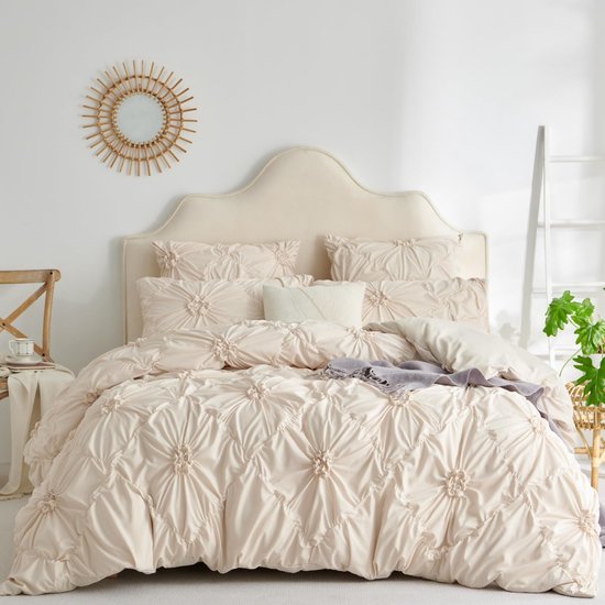 Laura Ashley - Queen dekbedovertrekset, omkeerbaar katoenen beddengoedset, inclusief bijpassende sham(s) met bonus eurosham(s) en sierkussenslopen (bramble bloemen groen, koningin